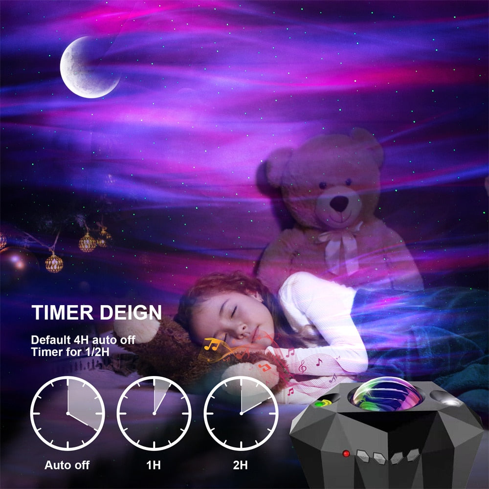 Timelybuyshop™ Northern Lights Galaxy Star Projector